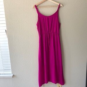 Athleta Pink Midi Dress Size M